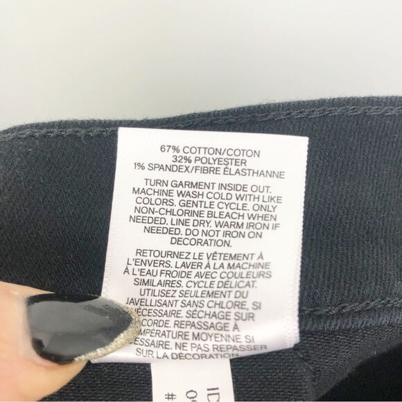 EXPRESS | Black Mid Rise Skinny Jeans Velvet Sequin Accents Women’s Size 16 - Picture 12 of 12